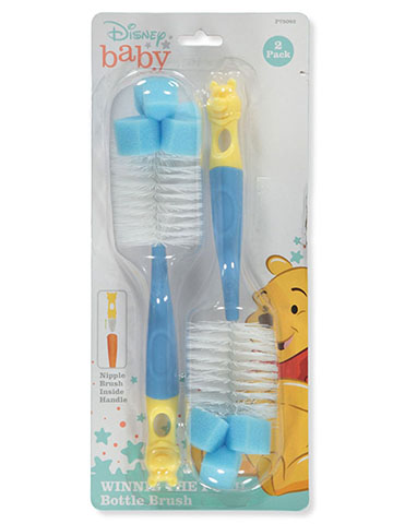 Disney Winnie The Pooh 2-Pack Bottle Brushes - CookiesKids.com