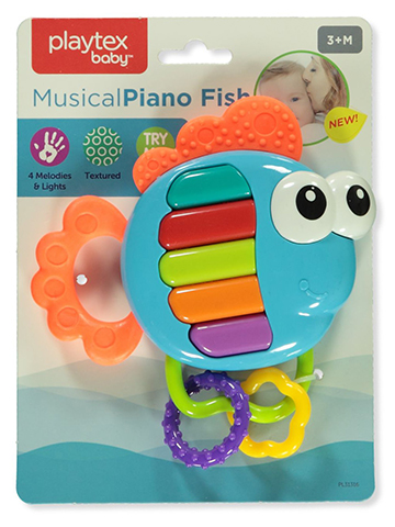 Playtex Baby Musical Piano Fish - CookiesKids.com