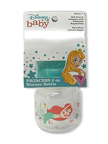 Disney Princess Baby Girls' 2 Oz. Nurser Bottle - CookiesKids.com