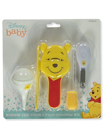 Disney Winnie The Pooh Baby Unisex 5-Piece Health & Grooming Kit - CookiesKids.com