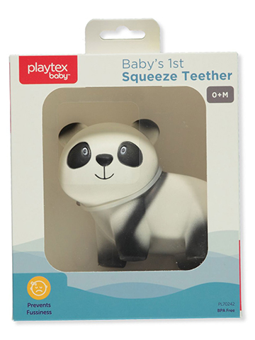 Playtex Baby Boys' Panda Bear Squeeze Teether - CookiesKids.com