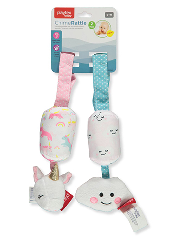 Playtex Baby Girls' 2-Pack Chime Rattle - CookiesKids.com