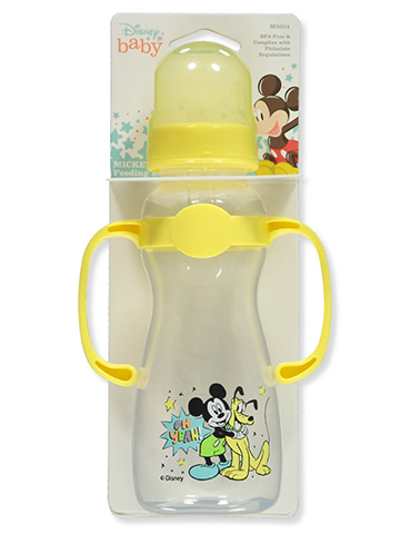 Disney Baby Mickey Minnie Mouse 8 Oz. Easy-Grip Bottle - CookiesKids.com