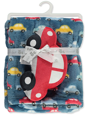 Cribmates Baby Boys' 2-Piece Blanket With Plush Toy Set - CookiesKids.com