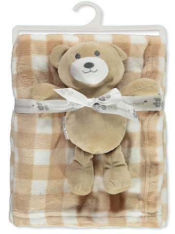 Cribmates Baby Boys' 2-Piece Blanket With Plush Toy Set - CookiesKids.com