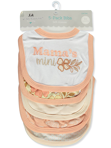 Petite L'Amour Baby Girls' 5-Pack Bibs - CookiesKids.com