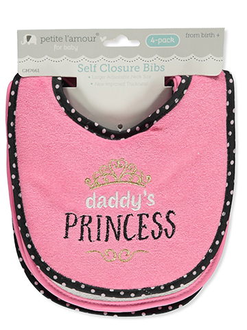 Petite L'Amour Baby Girls' 5-Pack Bibs - CookiesKids.com