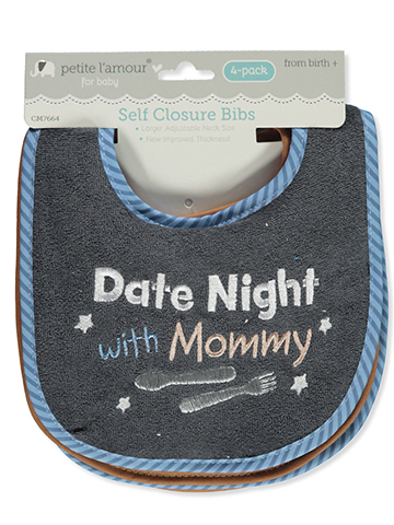 Petite L'Amour Baby Boys' 5-Pack Bibs - CookiesKids.com