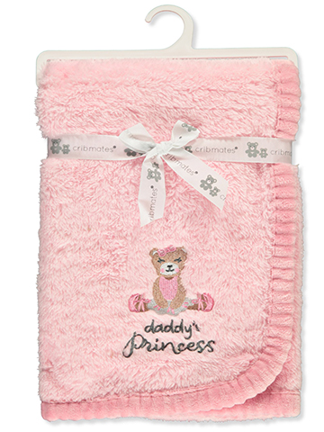 Cribmates Baby Girls' Plush Bear Baby Blanket - CookiesKids.com