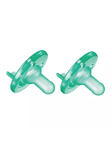 Cribmates Baby 2-Pack Silicone Pacifiers - CookiesKids.com