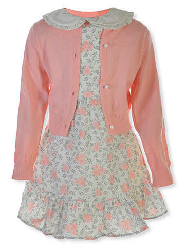 Badgley Mischka Girls' 2-Piece Sweater Cardigan Set Outfit - CookiesKids.com