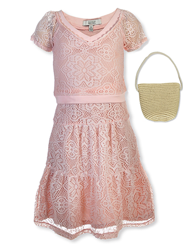 Badgley Mischka Girls' 3-Piece Bag Set Outfit - CookiesKids.com