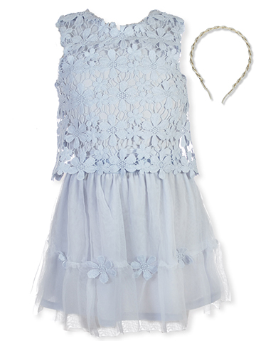 Badgley Mischka Girls' 3-Piece Headband Set Outfit - CookiesKids.com