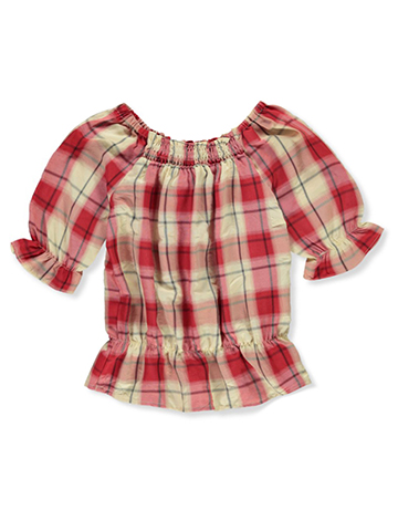 RMLA Girls' Smocked Peasant Top - CookiesKids.com