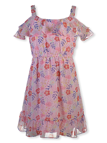 RMLA Girls' Chiffon Floral Dress - CookiesKids.com