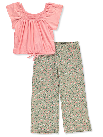 RMLA Girls' 2-Piece Wide Pants Set Outfit - CookiesKids.com