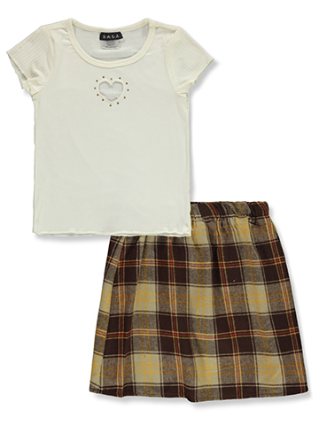 RMLA Girls' 2-Piece Skirt Set Outfit - CookiesKids.com