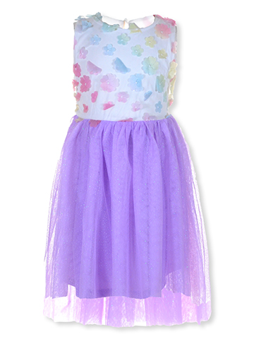 RMLA Girls' Sleeveless Mesh Butterfly Dress - CookiesKids.com
