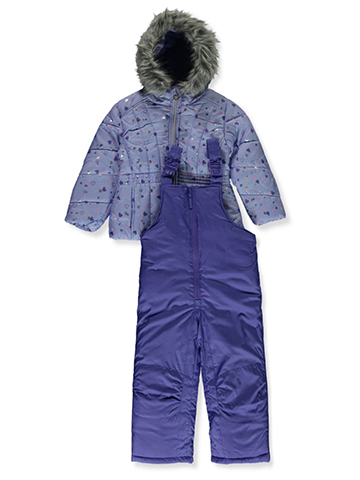 Rothschild Girls' 2-Piece Dots Snowsuit Set - CookiesKids.com