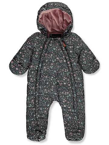 Rothschild Baby Girls' Insulated Hooded Pram Suit - CookiesKids.com