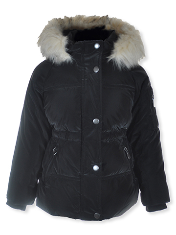 Rothschild Girls' Faux-Velvet Parka - CookiesKids.com
