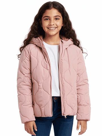 Sam Edelman Girls' Contour Quilted Stadium Jacket - CookiesKids.com