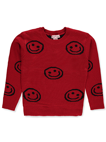 Pink Angel Girls' Allover Smile Sweater - CookiesKids.com