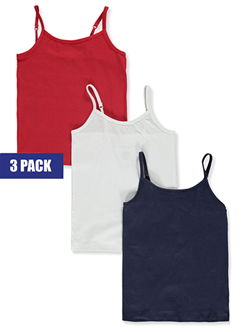Pink Angel Girls' 3-Pack Tank Camisoles - CookiesKids.com