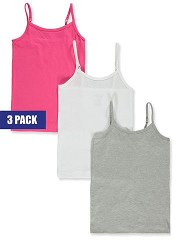 Pink Angel Girls' 3-Pack Tank Camisoles - CookiesKids.com