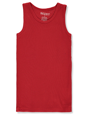 Sezzit Boys' Solid Ribbed Tank Top - CookiesKids.com