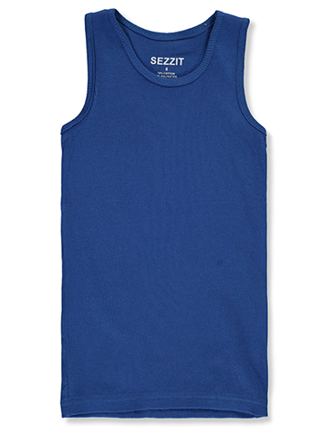 Sezzit Boys' Solid Ribbed Tank Top - CookiesKids.com