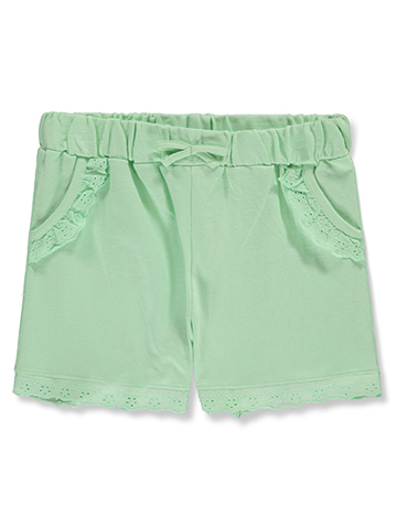Pink Angel Girls' Knit Lace Shorts - CookiesKids.com