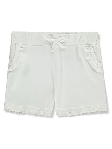 Pink Angel Girls' Knit Lace Shorts - CookiesKids.com