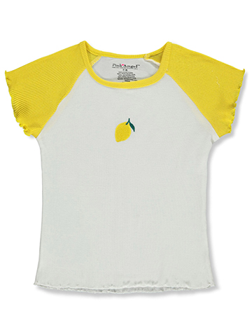 Pink Angel Girls' Raglan Cherry T-Shirt - CookiesKids.com