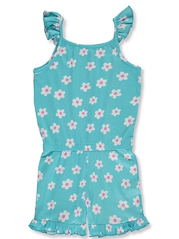 Pink Angel Girls' Floral Romper - CookiesKids.com