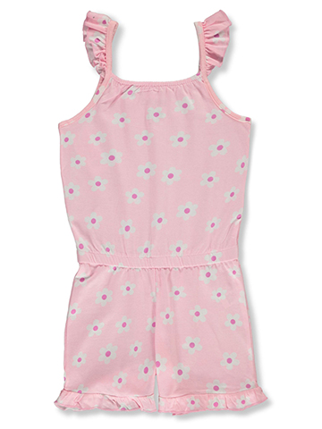 Pink Angel Girls' Floral Romper - CookiesKids.com