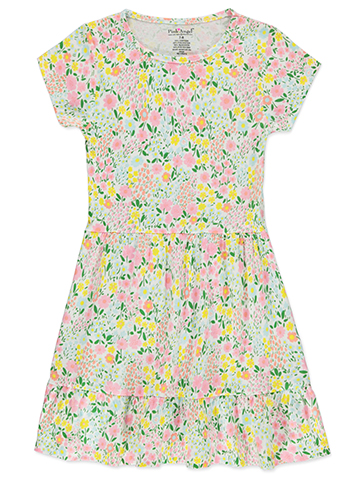 Pink Angel Girls' Floral  Dress - CookiesKids.com
