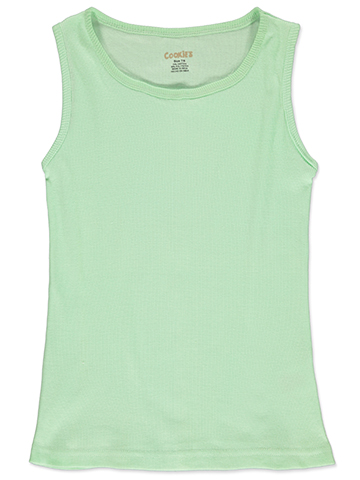 Cookie's Girls' Ribbed Cotton Tank Top - CookiesKids.com