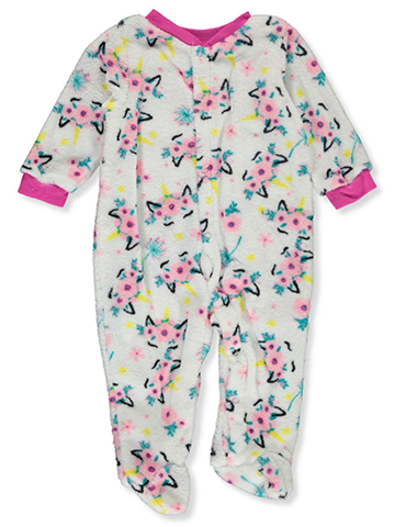 Sweet & Soft Baby Girls' Unicorn Coveralls - CookiesKids.com