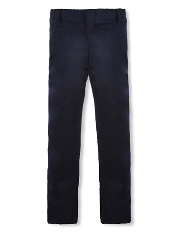 Smith's American Boys’ Flat Front Twill Uniform / Dress Pants - CookiesKids.com