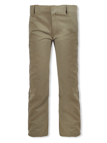 Smith's American Boys’ Flat Front Twill Uniform / Dress Pants - CookiesKids.com