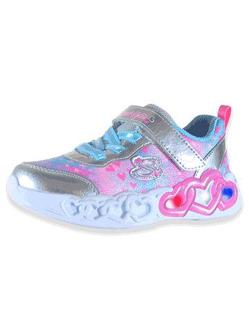 Skechers Girls' Jewel Hearts Sneakers - CookiesKids.com