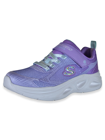 Skechers Girls' Glow Light-Up Sneakers - CookiesKids.com