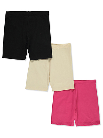 Cookie's Girls' 3-Pack Bike Shorts - CookiesKids.com