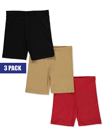 Cookie's Girls' 3-Pack Bike Shorts - CookiesKids.com