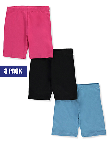 Cookie's Girls' 3-Pack Bike Shorts - CookiesKids.com