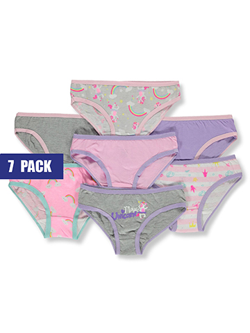 Marilyn Taylor Girls' 7-Pack Rainbow Underwear - CookiesKids.com