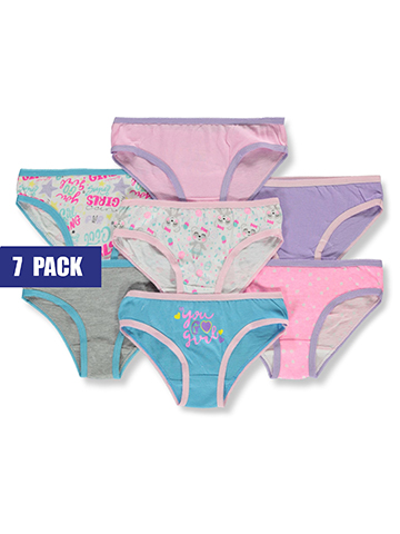 Marilyn Taylor Girls' 7-Pack Hearts Underwear - CookiesKids.com
