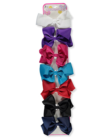 Buttons & Bows 7-Pack Clip Bows - CookiesKids.com