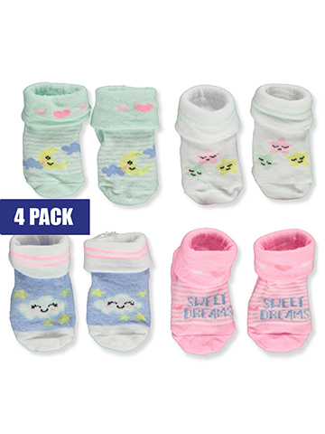 Piper & Jax Baby Boys' 4-Pack Dreamer Booties - CookiesKids.com